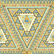 スカーフ（幾何学系デザイン）#234