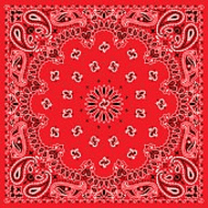 スカーフ（幾何学系デザイン）#200